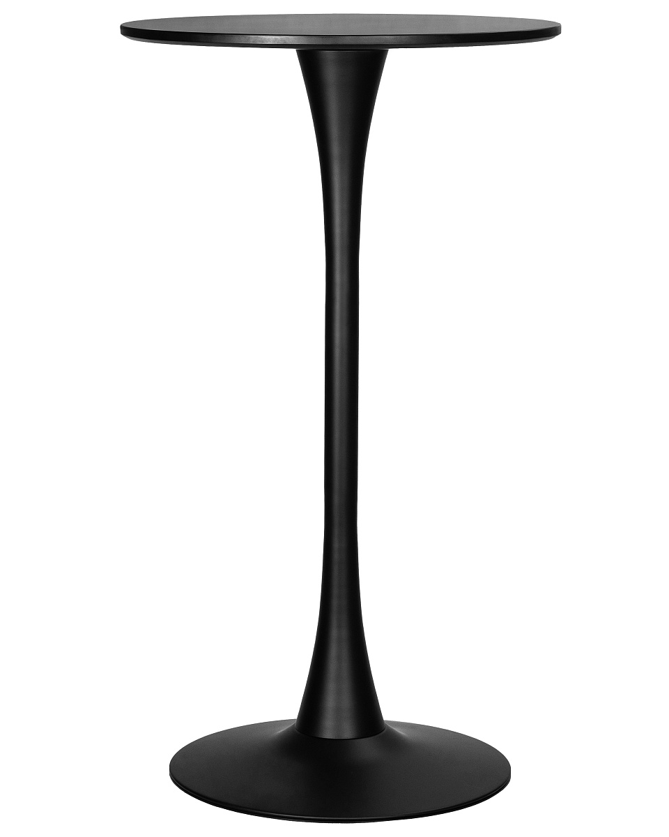 картинка Стол барный MIA BAR, черная столешница, черное основание от магазина Montegros