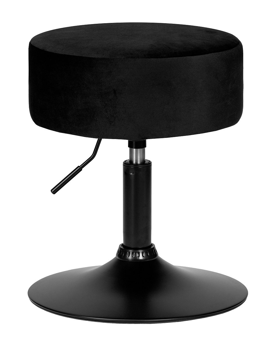 картинка Пуф DOBRIN DANNY BLACK, черный велюр (MJ9-101) от магазина Montegros