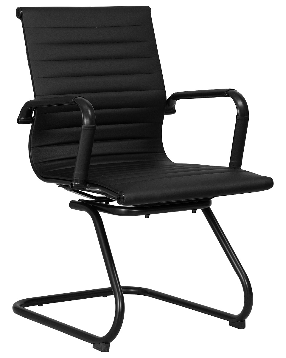 картинка Офисное кресло для посетителей DOBRIN CODY BLACK, чёрный от магазина Montegros